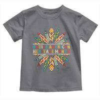 Native American Heritage Month Toddler T Shirt Indigenous Pride Feathers - Wonder Print Shop