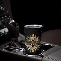 Native American Heritage Month Tumbler Cup Indigenous Pride Feathers - Wonder Print Shop