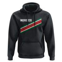 Morocco Moroccan Flag Hoodie Green Star Maroc Stripes