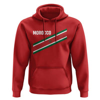 Morocco Moroccan Flag Hoodie Green Star Maroc Stripes