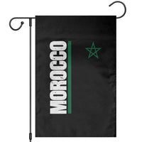 Morocco Green Star Flag Patriotic Moroccan Pride Garden Flag