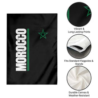 Morocco Green Star Flag Patriotic Moroccan Pride Garden Flag