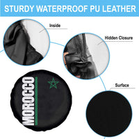 Morocco Green Star Flag Patriotic Moroccan Pride Spare Tire Cover
