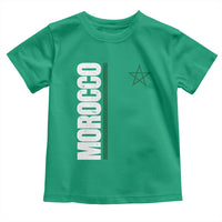 Morocco Green Star Flag Patriotic Moroccan Pride Toddler T Shirt