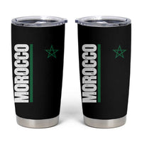 Morocco Green Star Flag Patriotic Moroccan Pride Tumbler Cup