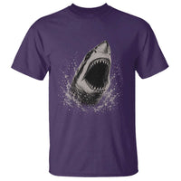 Vintage Great White Shark Jaw Graphic T Shirt Marine Life Gifts