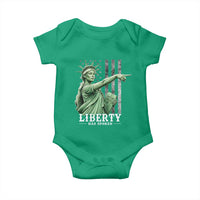 Liberty Has Spoken Baby Onesie Funny Basketball Statue of Liberty Pointing Meme