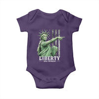 Liberty Has Spoken Baby Onesie Funny Basketball Statue of Liberty Pointing Meme