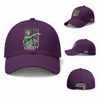 Liberty Has Spoken Baseball Cap Funny Basketball Statue of Liberty Pointing Meme