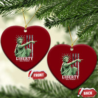 Liberty Has Spoken Ceramic Ornament Funny Basketball Statue of Liberty Pointing Meme