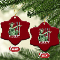 Liberty Has Spoken Ceramic Ornament Funny Basketball Statue of Liberty Pointing Meme