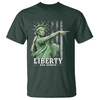 Liberty Has Spoken T Shirt Funny Basketball Statue of Liberty Pointing Meme