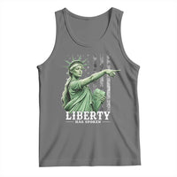 Liberty Has Spoken Tank Top Funny Basketball Statue of Liberty Pointing Meme