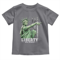 Liberty Has Spoken Toddler T Shirt Funny Basketball Statue of Liberty Pointing Meme