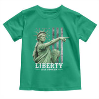 Liberty Has Spoken Toddler T Shirt Funny Basketball Statue of Liberty Pointing Meme
