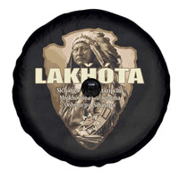 Chief Spotted Elk Lakhota Lakota Sioux Native American Indian Spare Tire Cover - Wonder Print Shop