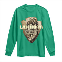Chief Spotted Elk Lakhota Lakota Sioux Native American Indian Long Sleeve Shirt - Wonder Print Shop