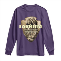 Chief Spotted Elk Lakhota Lakota Sioux Native American Indian Long Sleeve Shirt - Wonder Print Shop