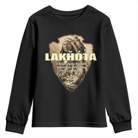 Chief Spotted Elk Lakhota Lakota Sioux Native American Indian Youth Sweatshirt - Wonder Print Shop