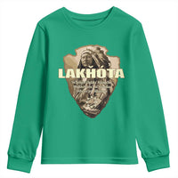 Chief Spotted Elk Lakhota Lakota Sioux Native American Indian Youth Sweatshirt - Wonder Print Shop