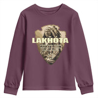 Chief Spotted Elk Lakhota Lakota Sioux Native American Indian Youth Sweatshirt - Wonder Print Shop