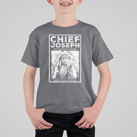 Native American Chief Joseph T Shirt For Kid Leader Of The Nez Perce Indian History - Wonder Print Shop