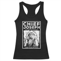 Native American Chief Joseph Racerback Tank Top Leader Of The Nez Perce Indian History - Wonder Print Shop