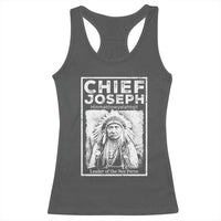 Native American Chief Joseph Racerback Tank Top Leader Of The Nez Perce Indian History - Wonder Print Shop