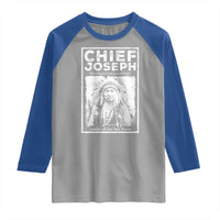 Native American Chief Joseph Raglan Shirt Leader Of The Nez Perce Indian History - Wonder Print Shop
