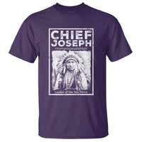 Native American Chief Joseph T Shirt Leader Of The Nez Perce Indian History - Wonder Print Shop