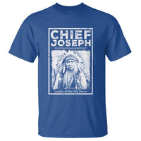 Native American Chief Joseph T Shirt Leader Of The Nez Perce Indian History - Wonder Print Shop