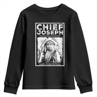 Native American Chief Joseph Youth Sweatshirt Leader Of The Nez Perce Indian History - Wonder Print Shop