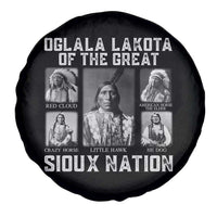 Oglala Lakota Of The Great Sioux Nation Spare Tire Cover Native American Chiefs - Wonder Print Shop
