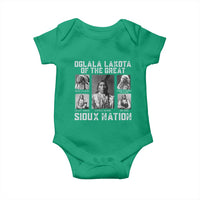 Oglala Lakota Of The Great Sioux Nation Baby Onesie Native American Chiefs - Wonder Print Shop