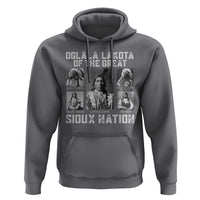Oglala Lakota Of The Great Sioux Nation Hoodie Native American Chiefs - Wonder Print Shop