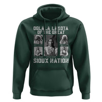 Oglala Lakota Of The Great Sioux Nation Hoodie Native American Chiefs - Wonder Print Shop