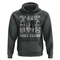 Oglala Lakota Of The Great Sioux Nation Hoodie Native American Chiefs - Wonder Print Shop