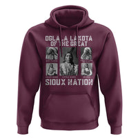 Oglala Lakota Of The Great Sioux Nation Hoodie Native American Chiefs - Wonder Print Shop