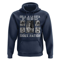 Oglala Lakota Of The Great Sioux Nation Hoodie Native American Chiefs - Wonder Print Shop