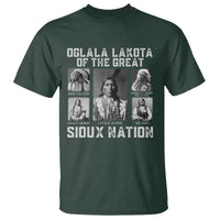 Oglala Lakota Of The Great Sioux Nation T Shirt Native American Chiefs - Wonder Print Shop