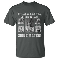 Oglala Lakota Of The Great Sioux Nation T Shirt Native American Chiefs - Wonder Print Shop