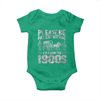 Funny Please Be Patient With Me I'm From The 1900s Baby Onesie Vintage Carriage - Wonder Print Shop