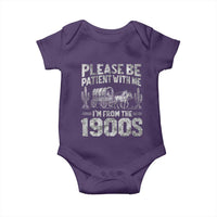 Funny Please Be Patient With Me I'm From The 1900s Baby Onesie Vintage Carriage - Wonder Print Shop