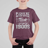 Funny Please Be Patient With Me I'm From The 1900s T Shirt For Kid Vintage Carriage - Wonder Print Shop
