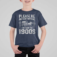 Funny Please Be Patient With Me I'm From The 1900s T Shirt For Kid Vintage Carriage - Wonder Print Shop