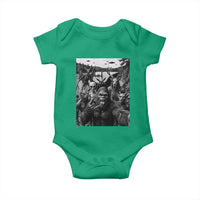 Funny Cryptid Creatures Selfie Baby Onesie Bigfoot Alien Cryptozoology Fantasy Mythical Monsters