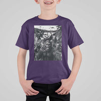 Funny Cryptid Creatures Selfie T Shirt For Kid Bigfoot Alien Cryptozoology Fantasy Mythical Monsters