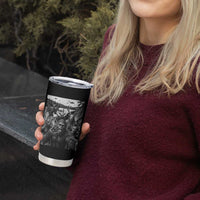 Funny Cryptid Creatures Selfie Tumbler Cup Bigfoot Alien Cryptozoology Fantasy Mythical Monsters