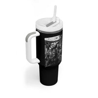 Funny Cryptid Creatures Selfie Tumbler With Handle Bigfoot Alien Cryptozoology Fantasy Mythical Monsters