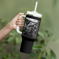 Funny Cryptid Creatures Selfie Tumbler With Handle Bigfoot Alien Cryptozoology Fantasy Mythical Monsters